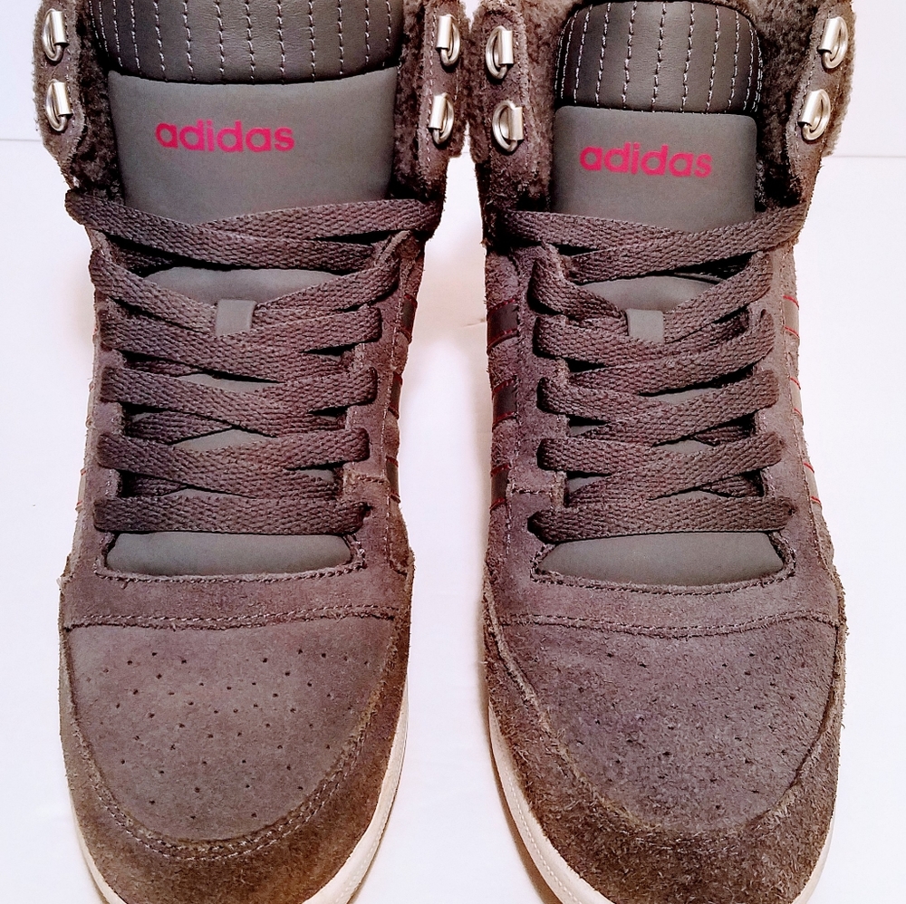 Adidas NEO Super Wedge Suede Women's Size 11 Sneak